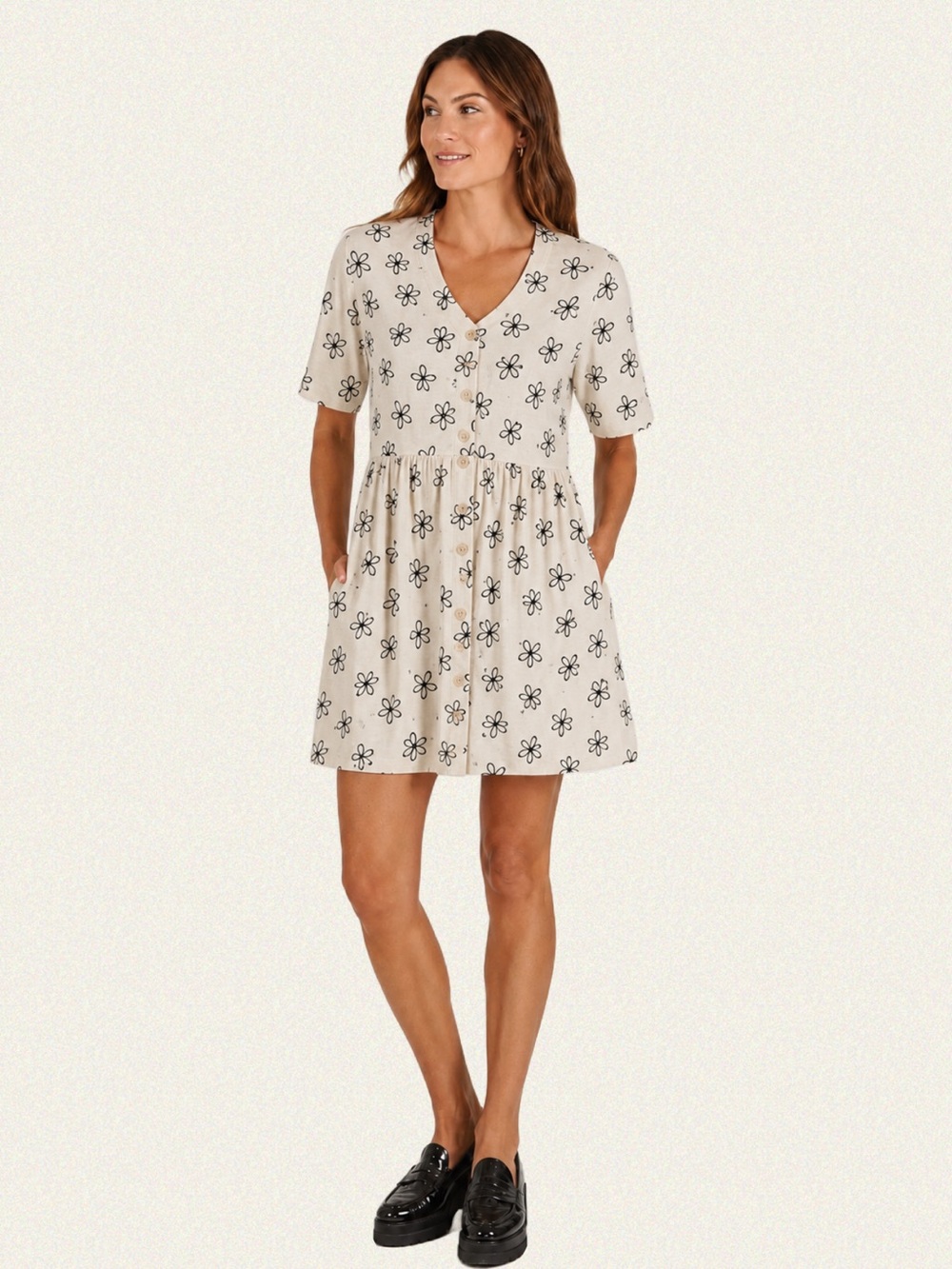 Rylee + Cru Jersey Mini Dress